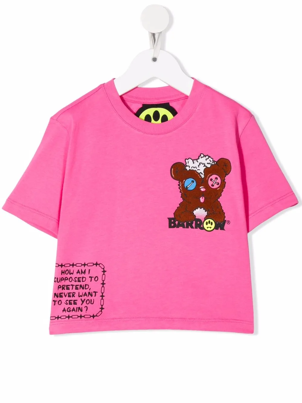 

Barrow kids logo graphic print T-shirt - Pink