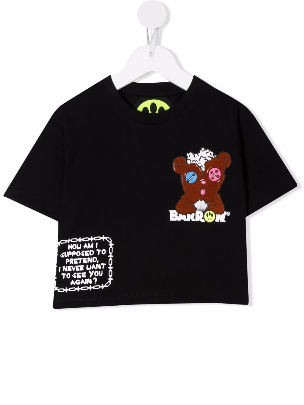 

Barrow kids cropped logo T-shirt - Black