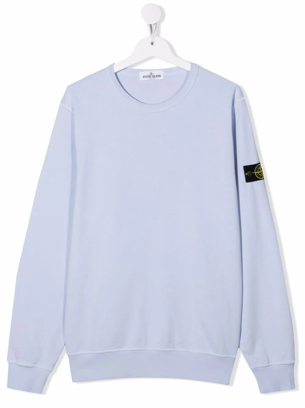 

Stone Island Junior suéter con parche del logo - Azul
