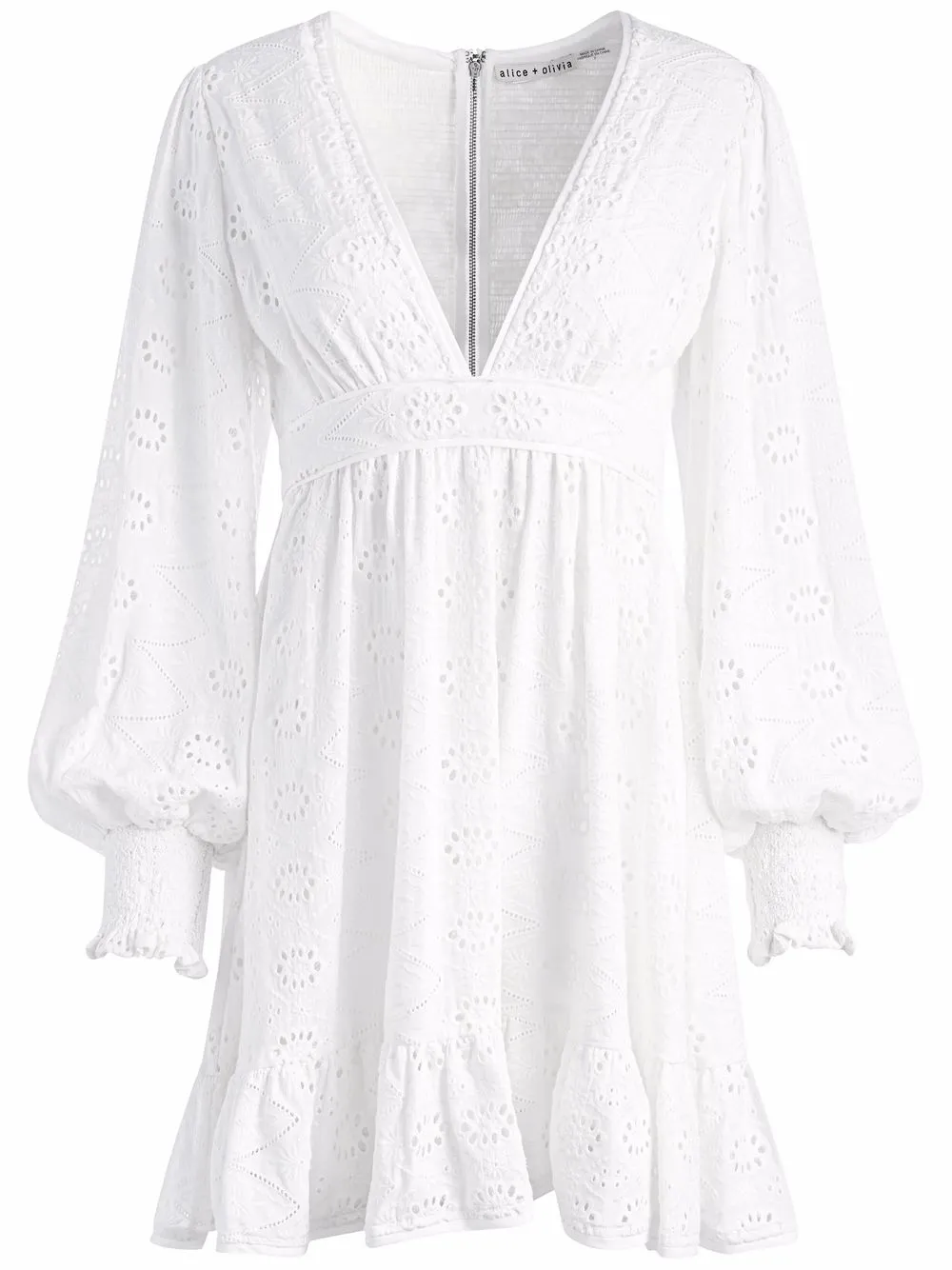 

Alice+Olivia vestido corto Marita - Blanco