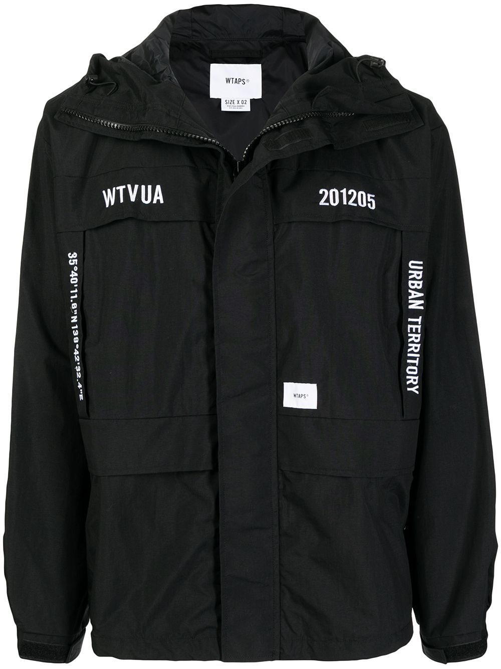 фото Wtaps спортивная куртка на молнии с логотипом