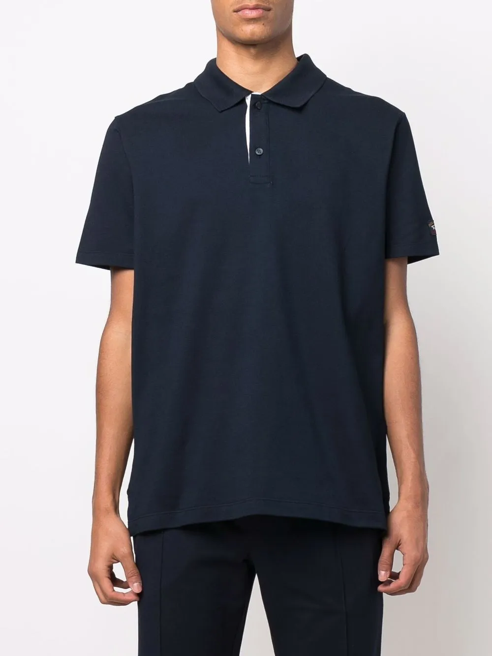  Paul & Shark Poloshirt Mit Logo Print   Blau 