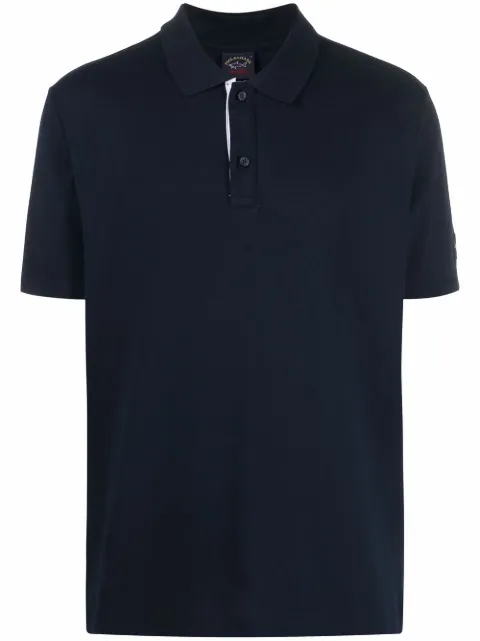 Paul & Shark logo-print short-sleeved polo shirt
