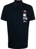 Paul & Shark logo-patch polo shirt - Blue