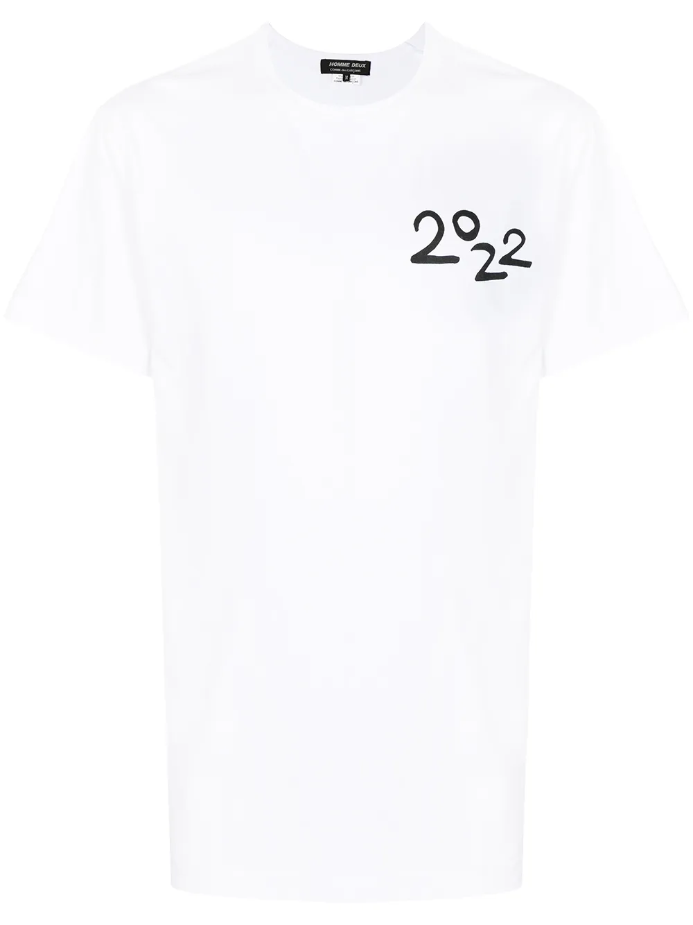 

Comme Des Garçons Homme Deux playera con estampado 2022 - Blanco