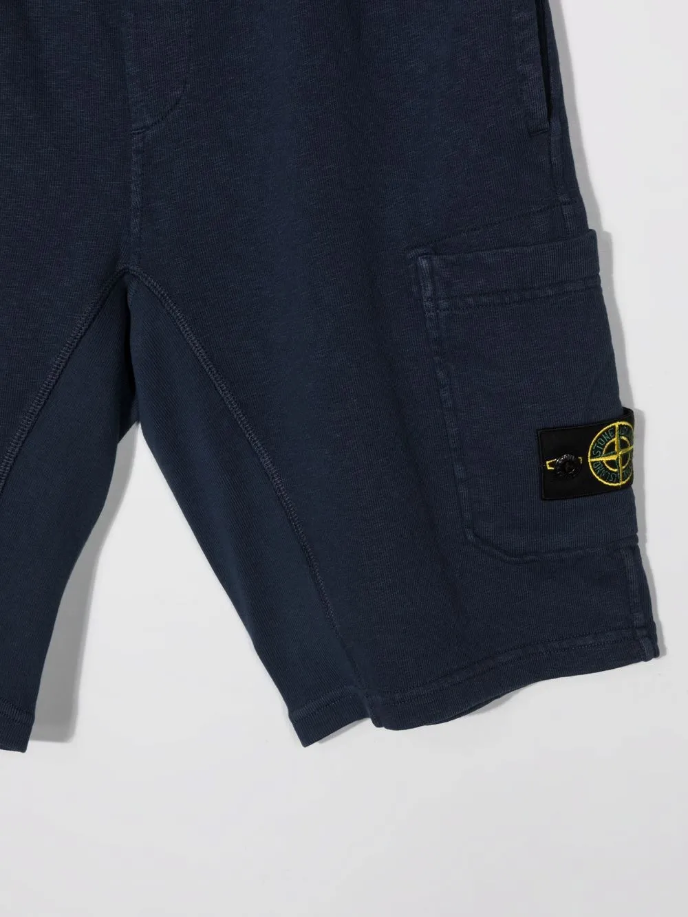 фото Stone island junior шорты с нашивкой-логотипом