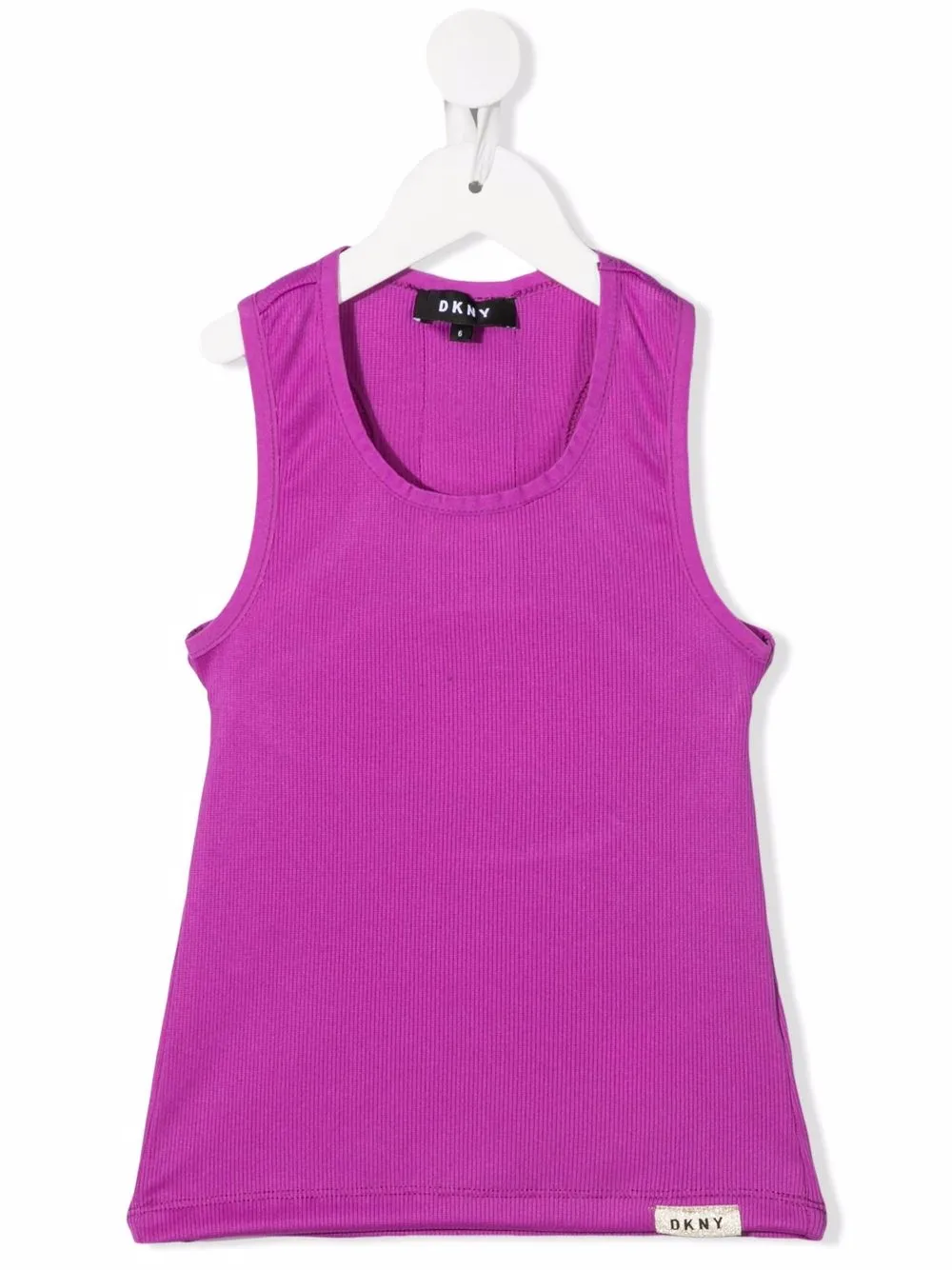 

Dkny Kids top con logo estampado - Morado