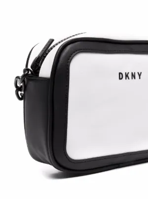 DKNY Kids geräumige Tasche Shopper silber mit Logo schwarz 43cm x 30cm x 11cm DKNY Kids geräumige Tasche Shopper silber mit Logo schwarz 43cm x 30cm x 11cm