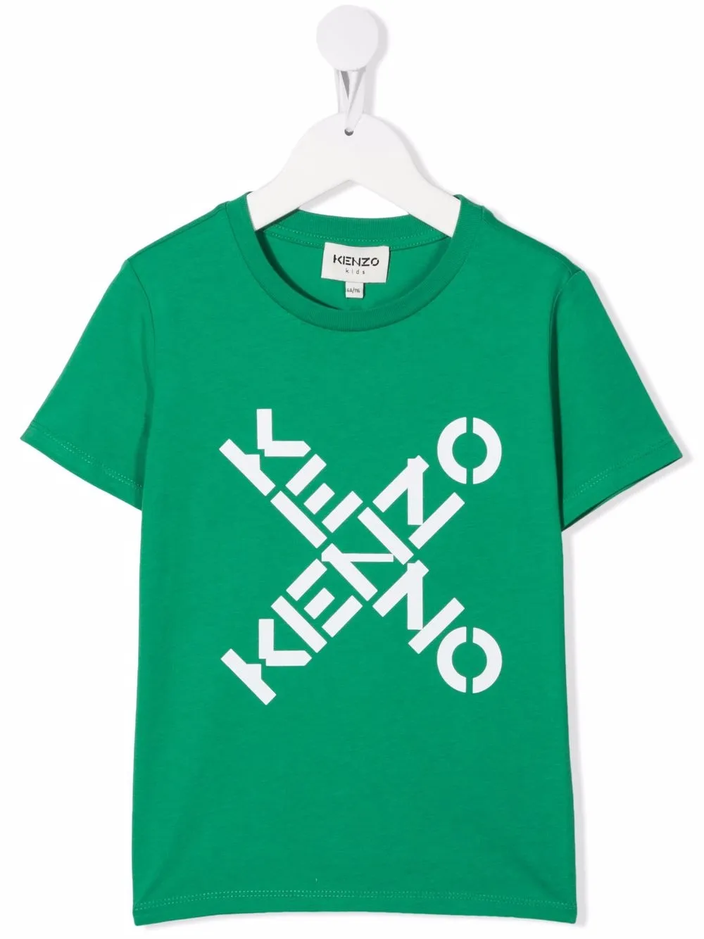 

Kenzo Kids playera con logo estampado - Verde