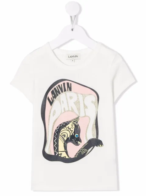 LANVIN KIDS تيشيرت بطبعة جرافيك