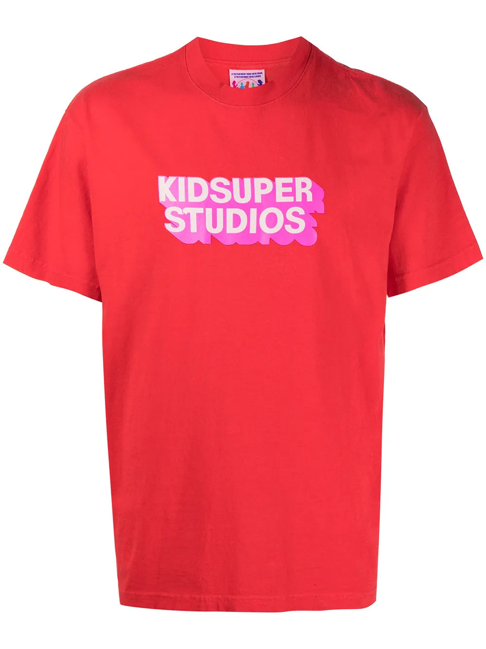 

KidSuper playera con logo estampado - Rojo