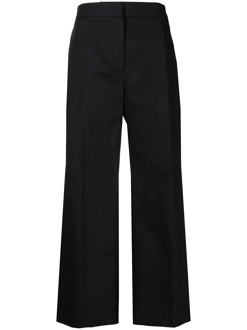 

Jil Sander tailored-cut cropped trousers - Black