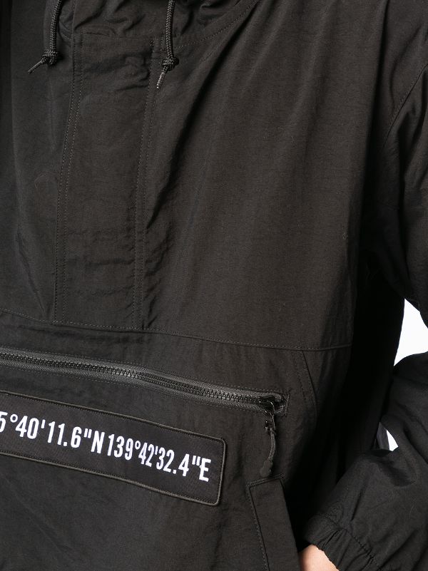 WTAPS logo-print Pullover Hooded Jacket - Farfetch