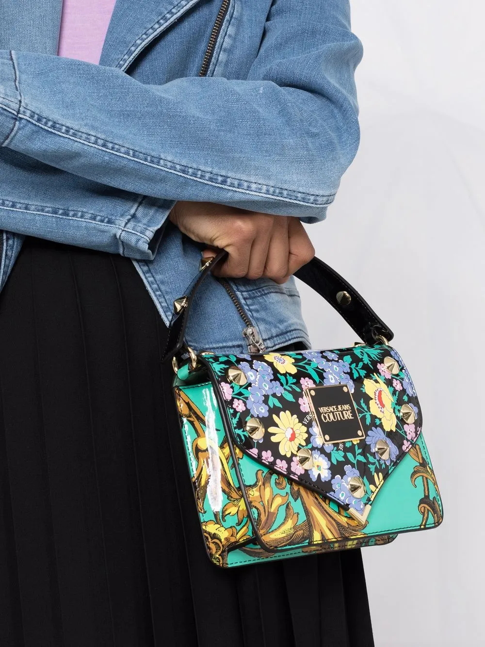 фото Versace jeans couture сумка-тоут с логотипом