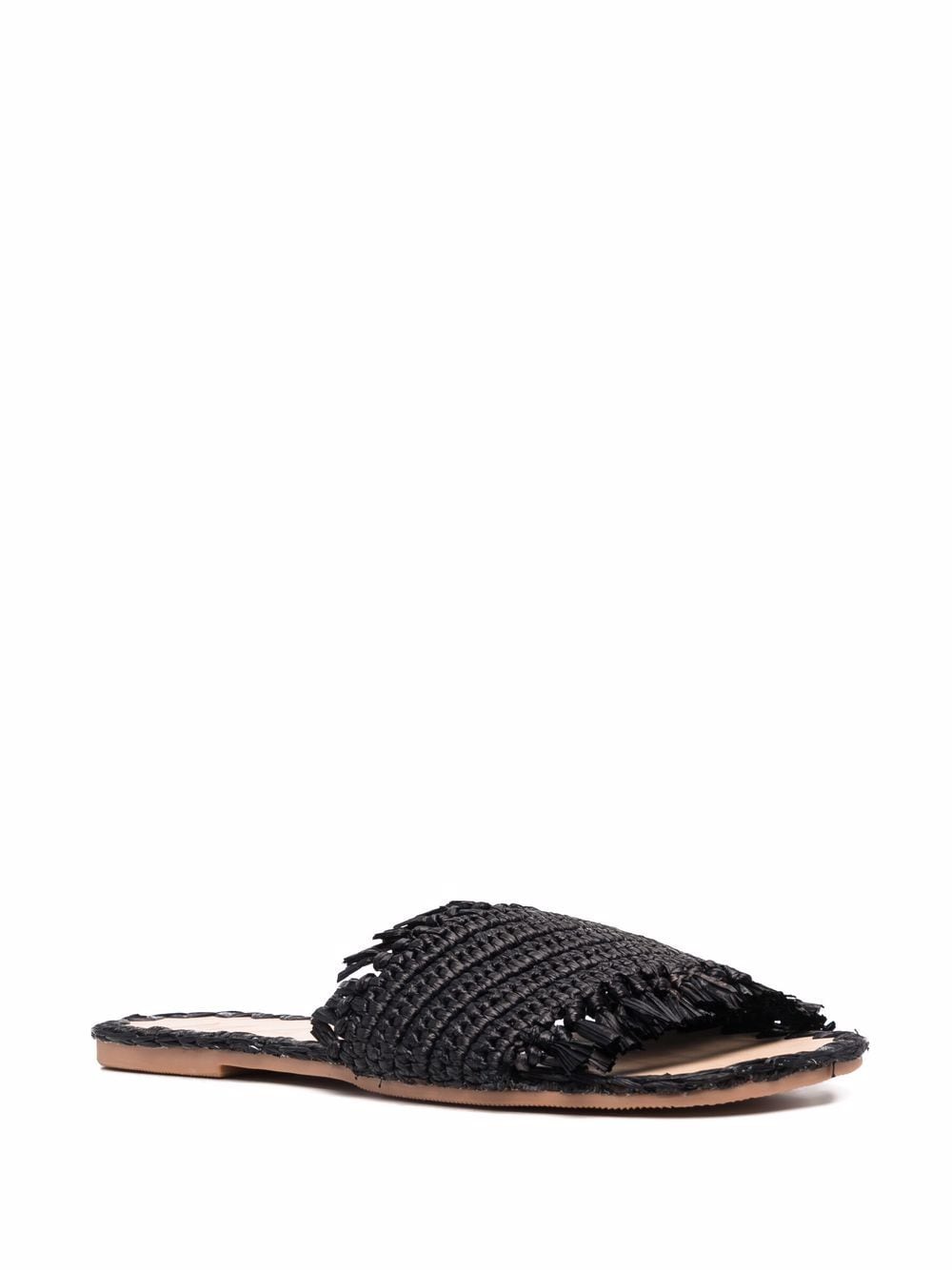 Manebi Raffia slip-on Sandals - Farfetch