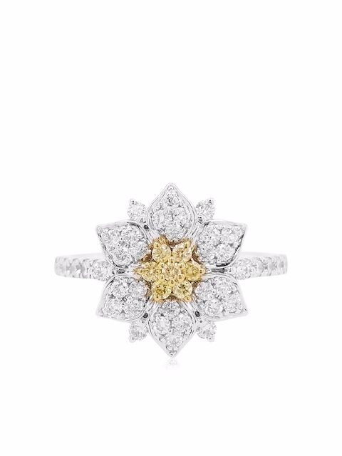 HYT Jewelry platinum Sunshine Yellow Diamond engagement ring