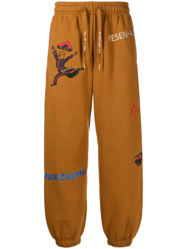 graphic print joggers