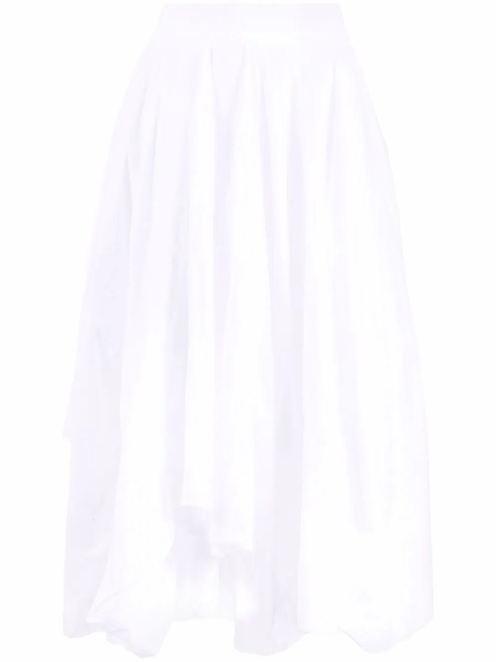 

Peserico mid-length full skirt - White