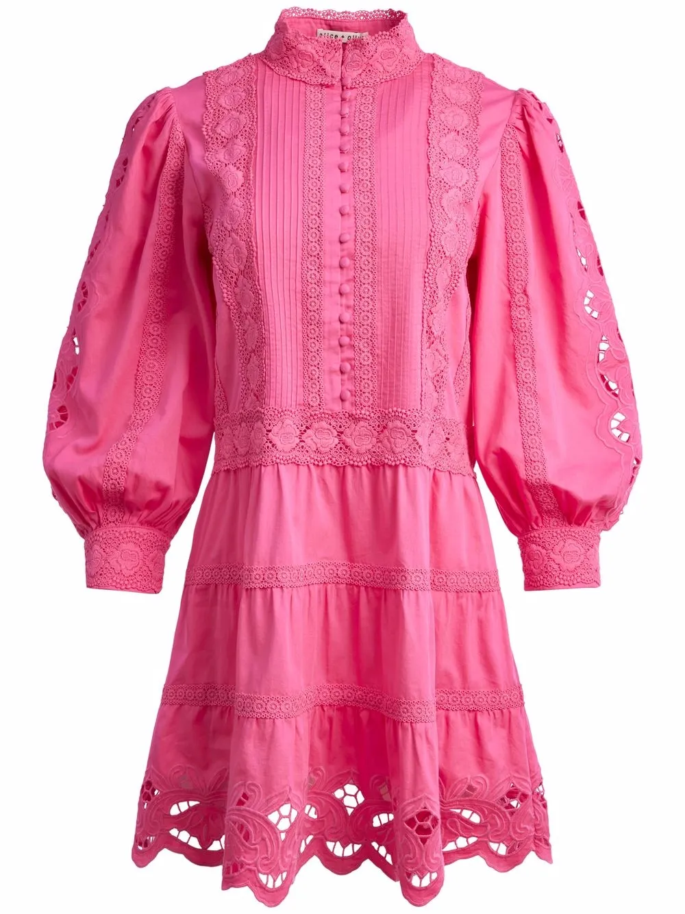 

alice + olivia Clark tiered dress - Pink