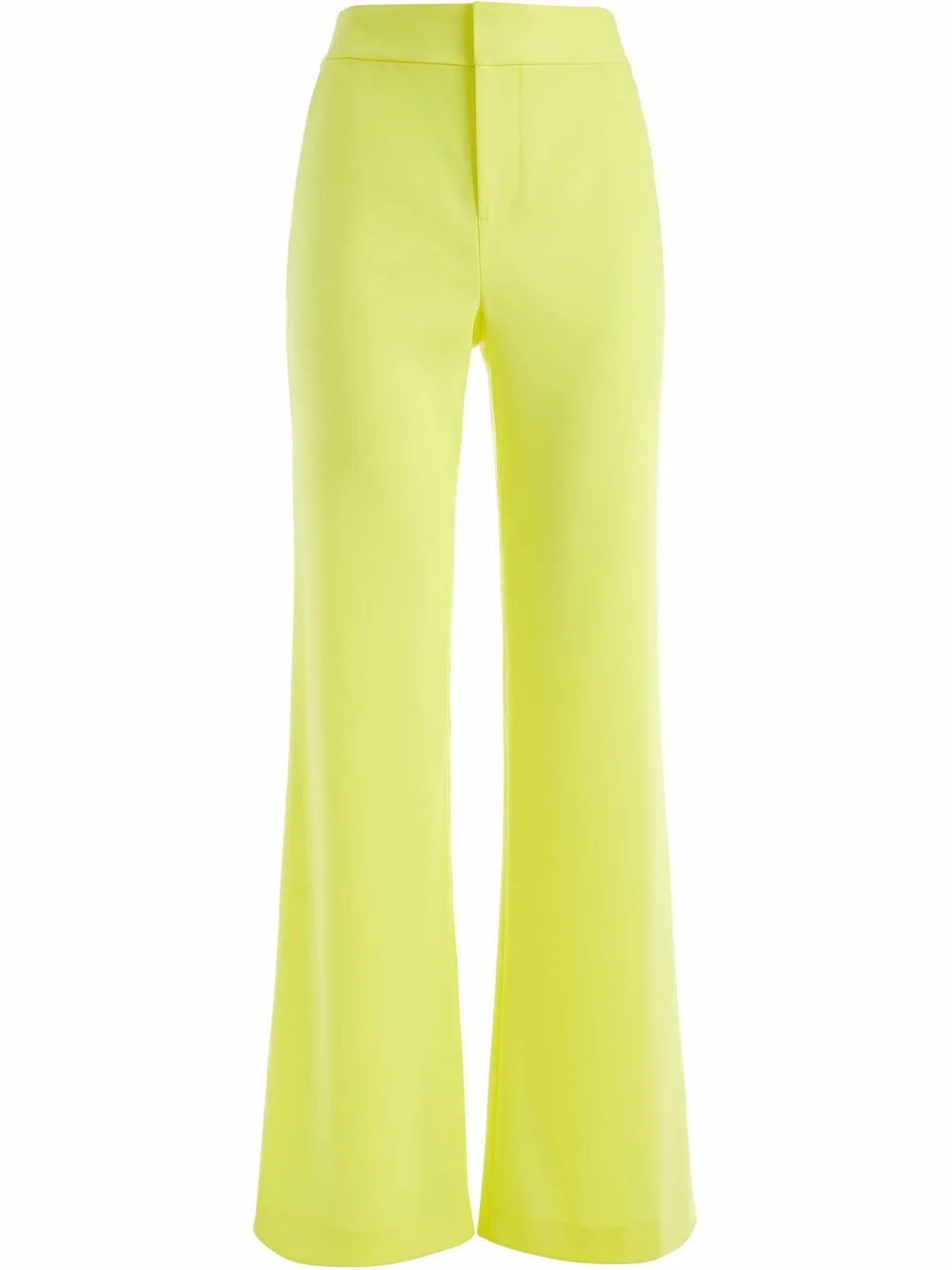 

alice + olivia Deanna high-waisted bootcut trousers - Yellow