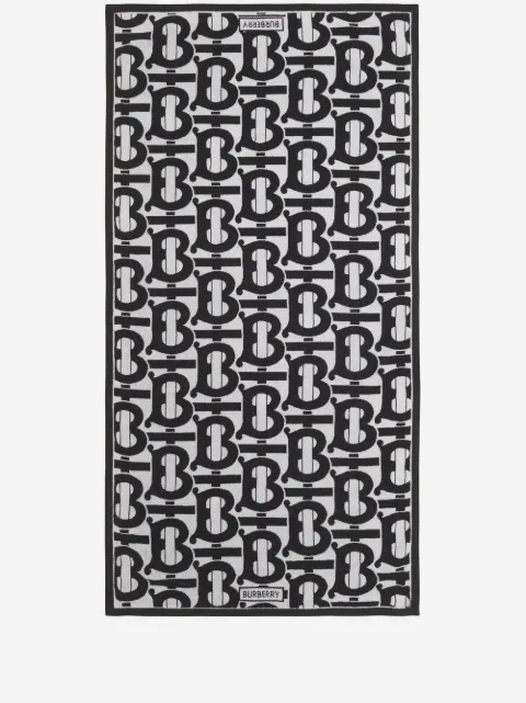 Burberry serviette de bain à motif monogrammé