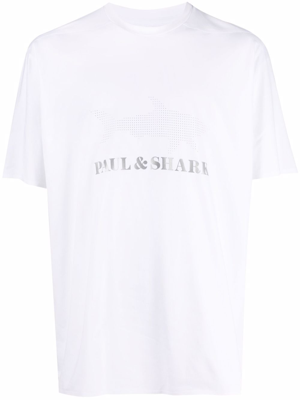 

Paul & Shark playera con logo estampado - Blanco