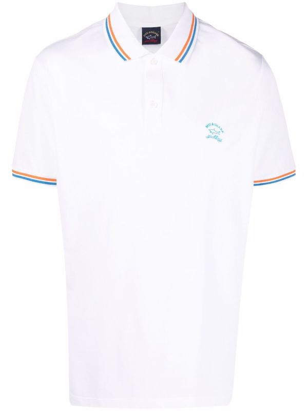 striped paul and shark polo