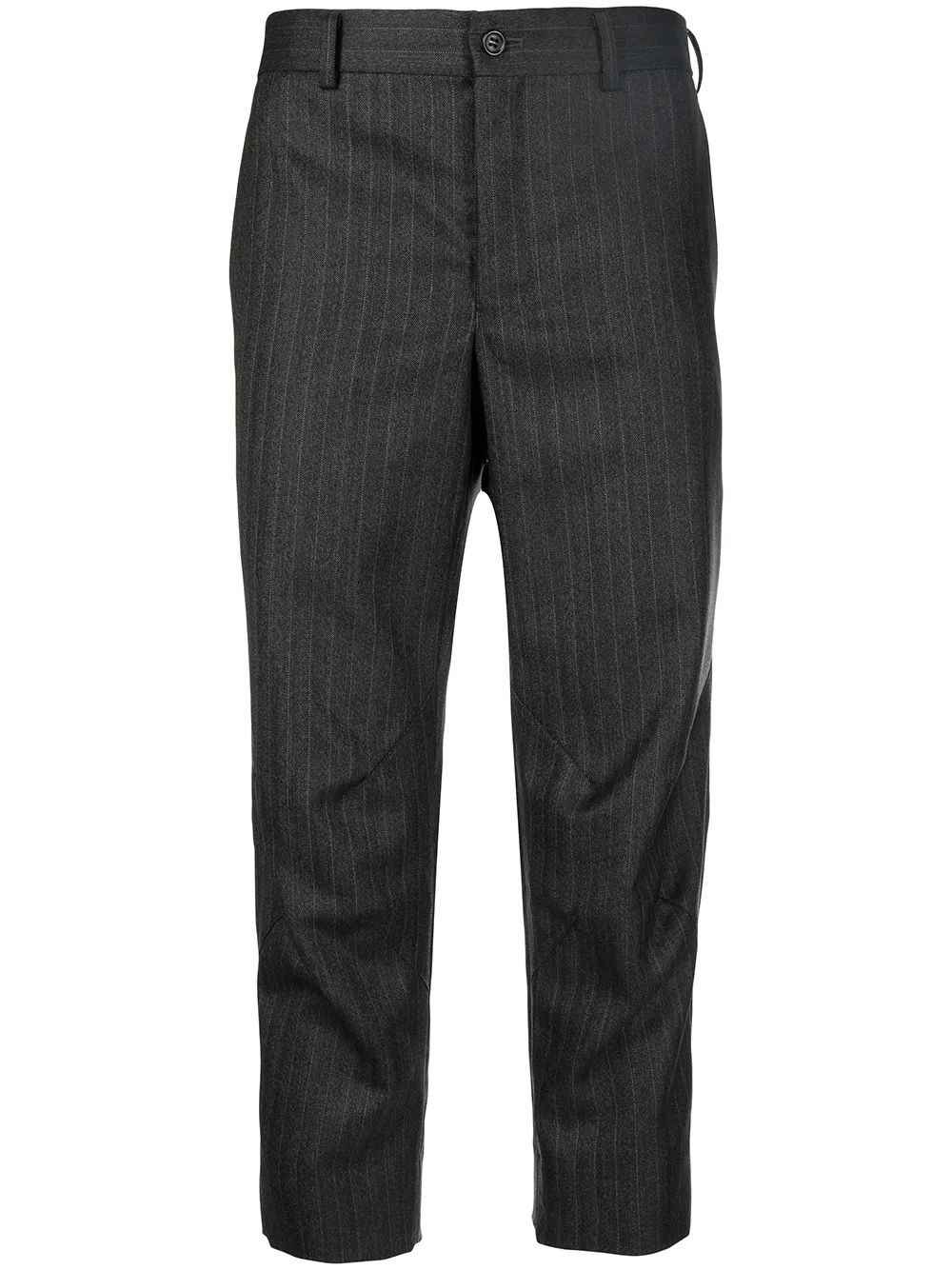 

Comme Des Garçons Homme Deux pantalones capri a rayas diplomáticas - Gris