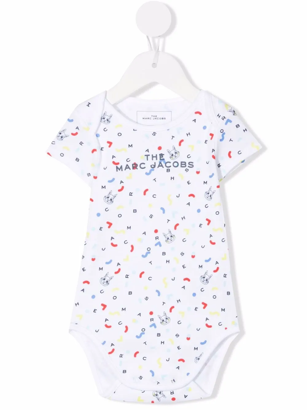 

Marc Jacobs Kids body con logo estampado - Blanco