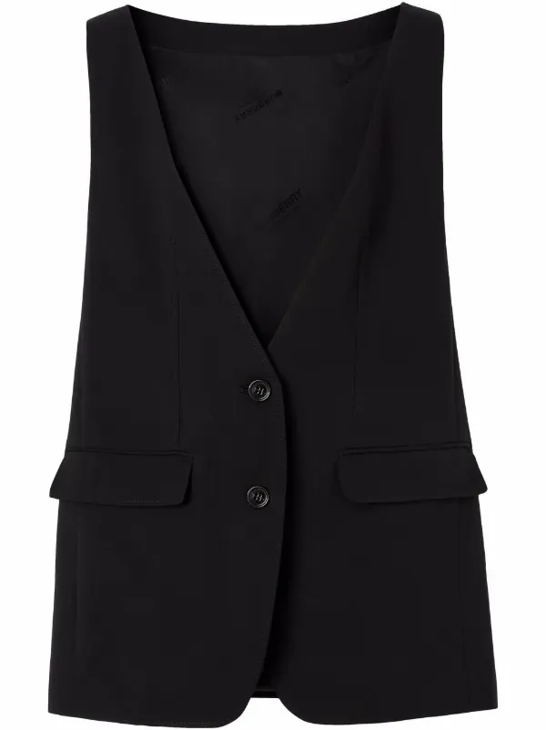 Burberry バーバリー シルク テーラードジャケット | ブラック 