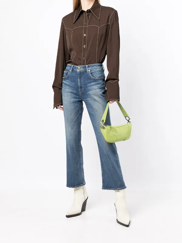 Peridot Wide-leg Jeans - Blue