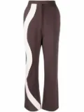 Ahluwalia Expression tailored trousers - Brown