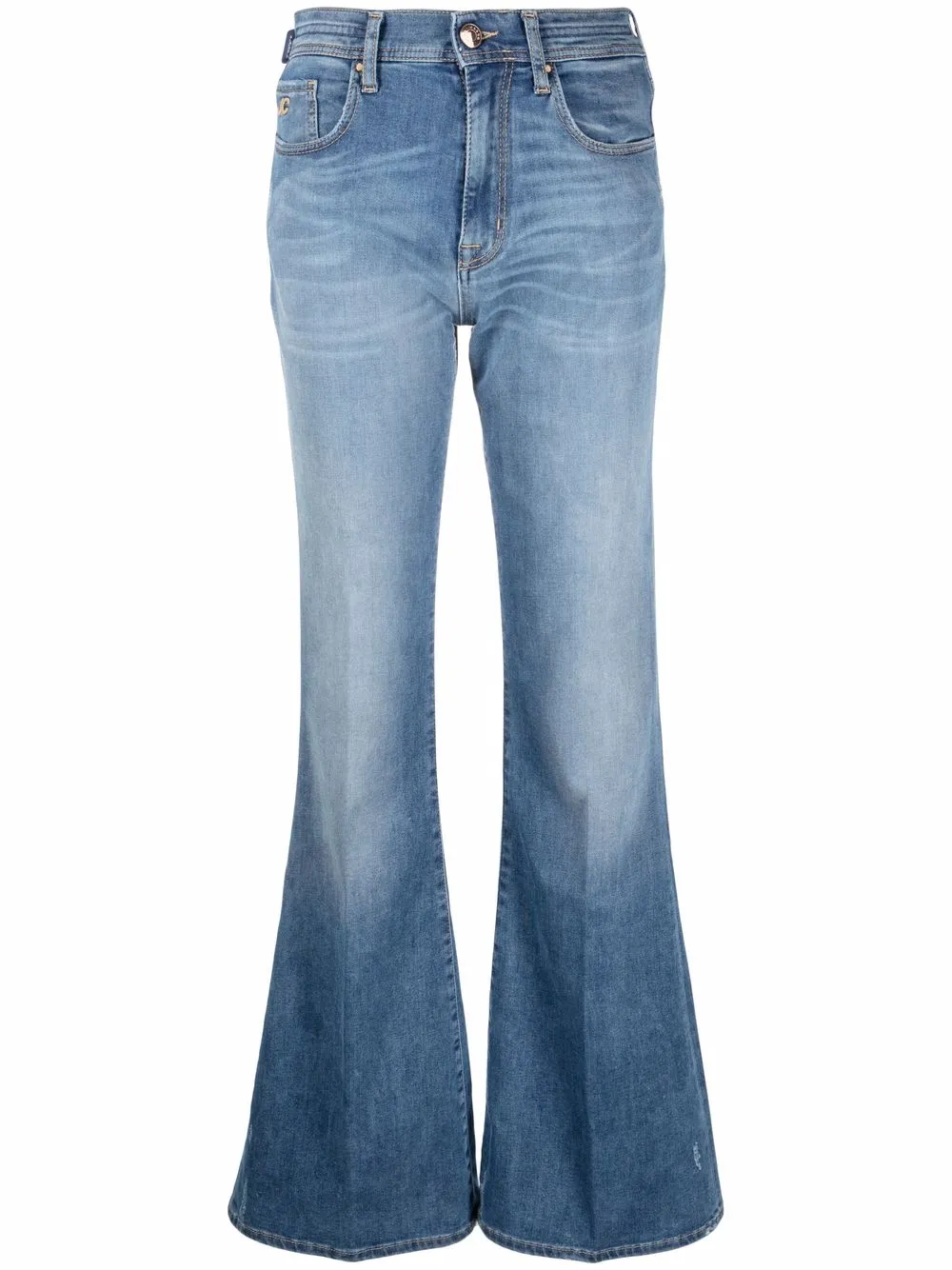 

Jacob Cohen jeans acampanados con tiro alto - Azul