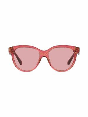 Damen Accessoires Sonnenbrillen Dolce & Gabbana Oversize-Sonnenbrille in Pink 