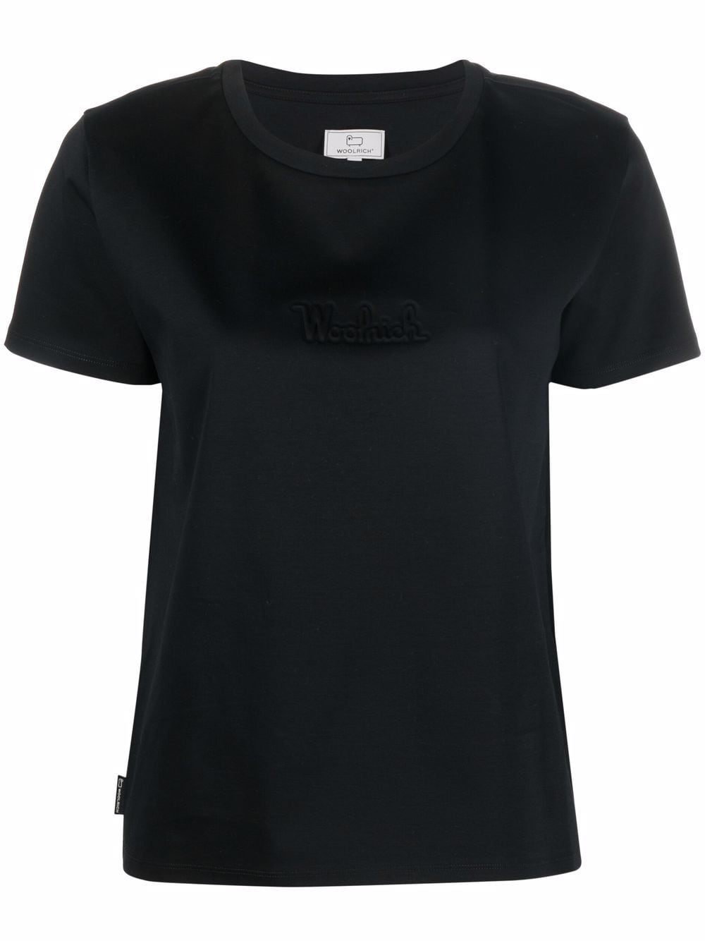 woolrich t-shirt à logo débossé - noir