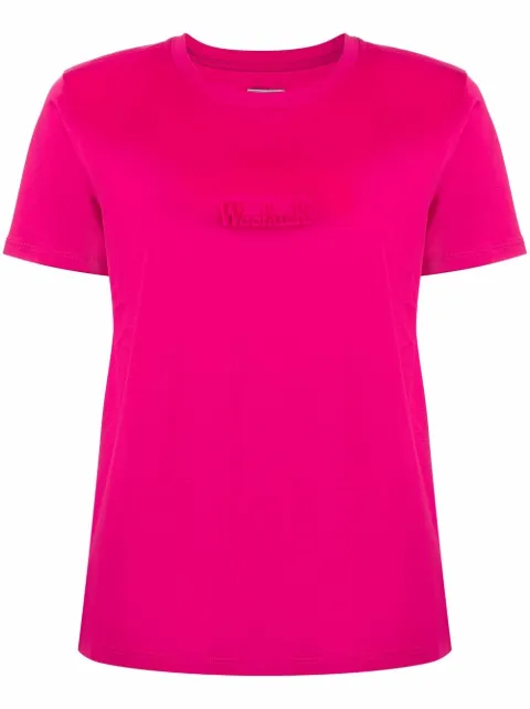 Woolrich debossed-logo T-shirt