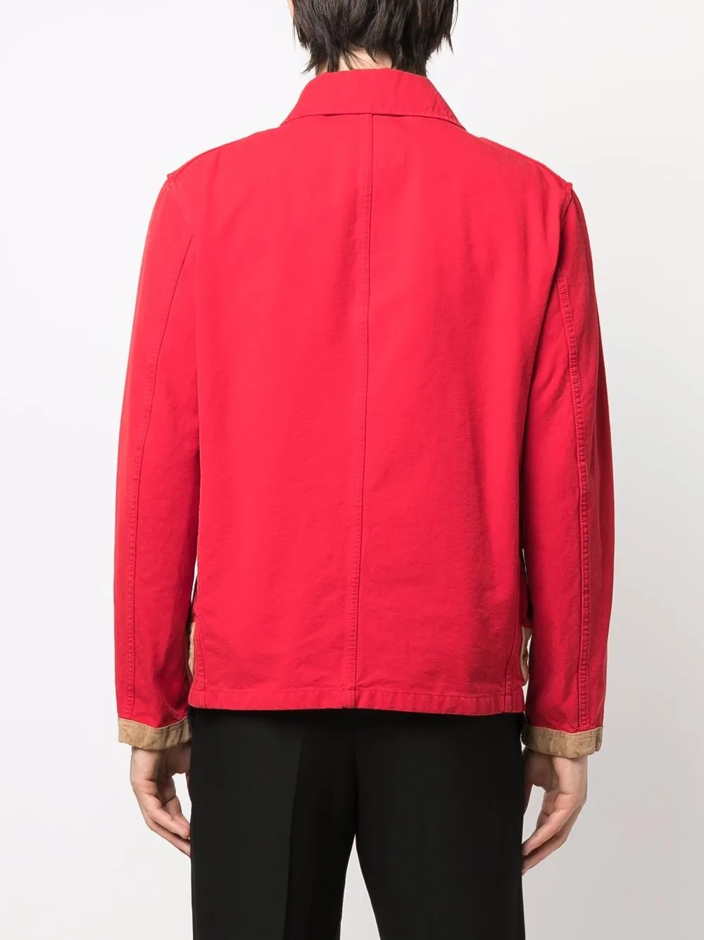 FAY LIGHTWEIGHT SUEDE-DETAIL JACKET