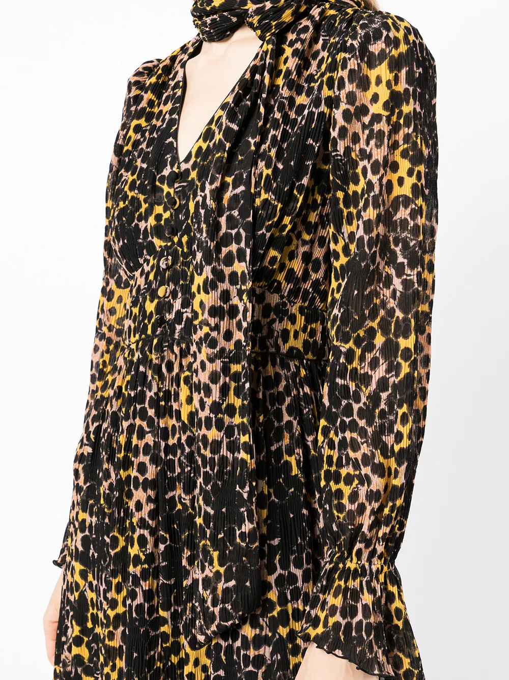 фото Dvf diane von furstenberg платье shazia с длинными рукавами