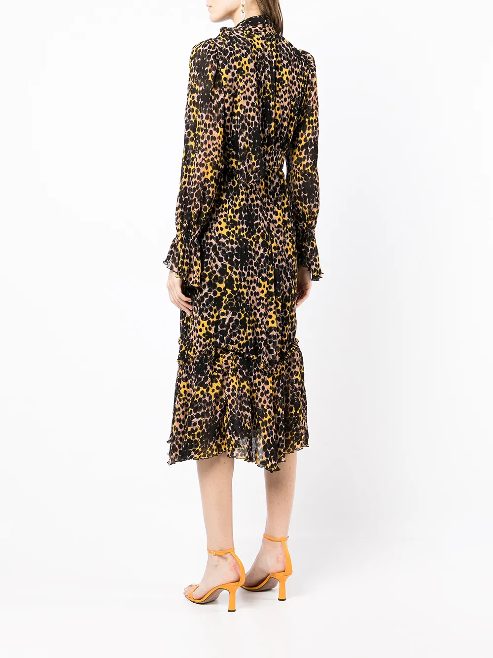 фото Dvf diane von furstenberg платье shazia с длинными рукавами