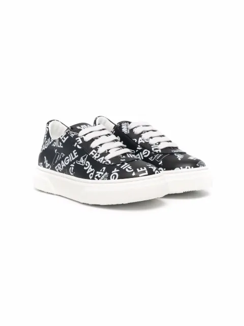 MM6 Maison Margiela Kids logo-print low-top sneakers 