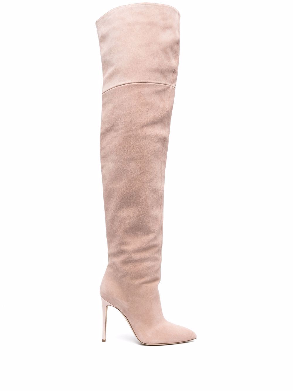 Paris Texas Suede over-knee Stiletto Boots - Farfetch