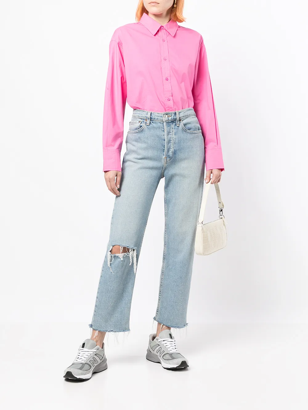 tout a coup Katoenen blouse - Roze