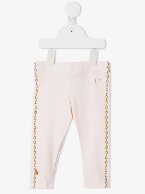 Aigner Kids chain-print leggings
