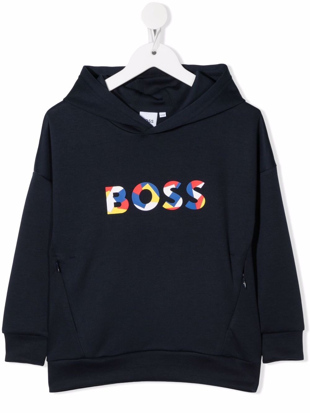 

BOSS Kidswear playera con logo estampado - Azul