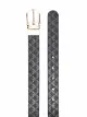 Emporio Armani monogram-print buckle-fastening belt