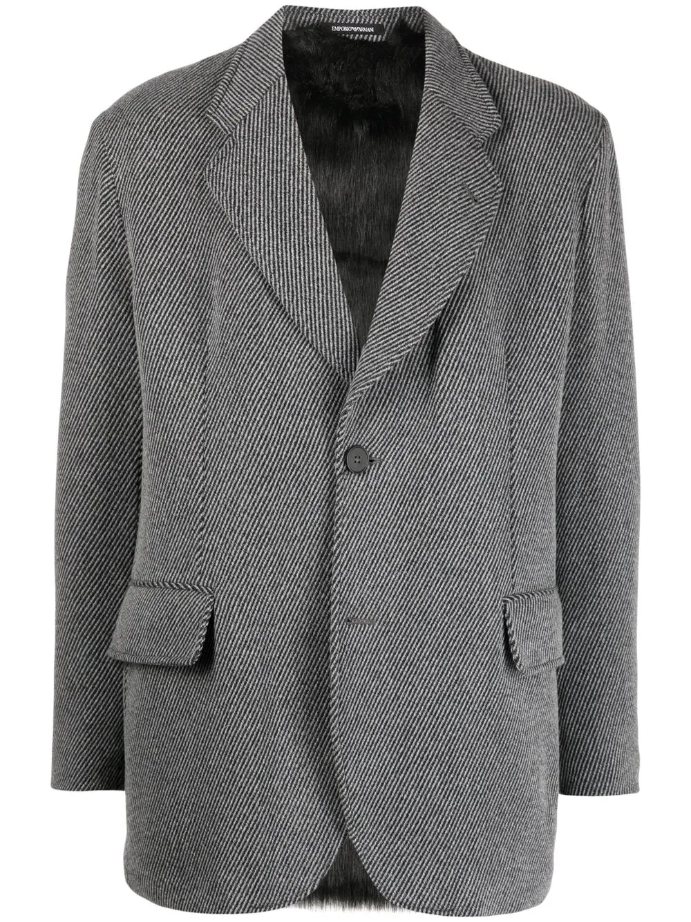 

Emporio Armani blazer con botones - Gris