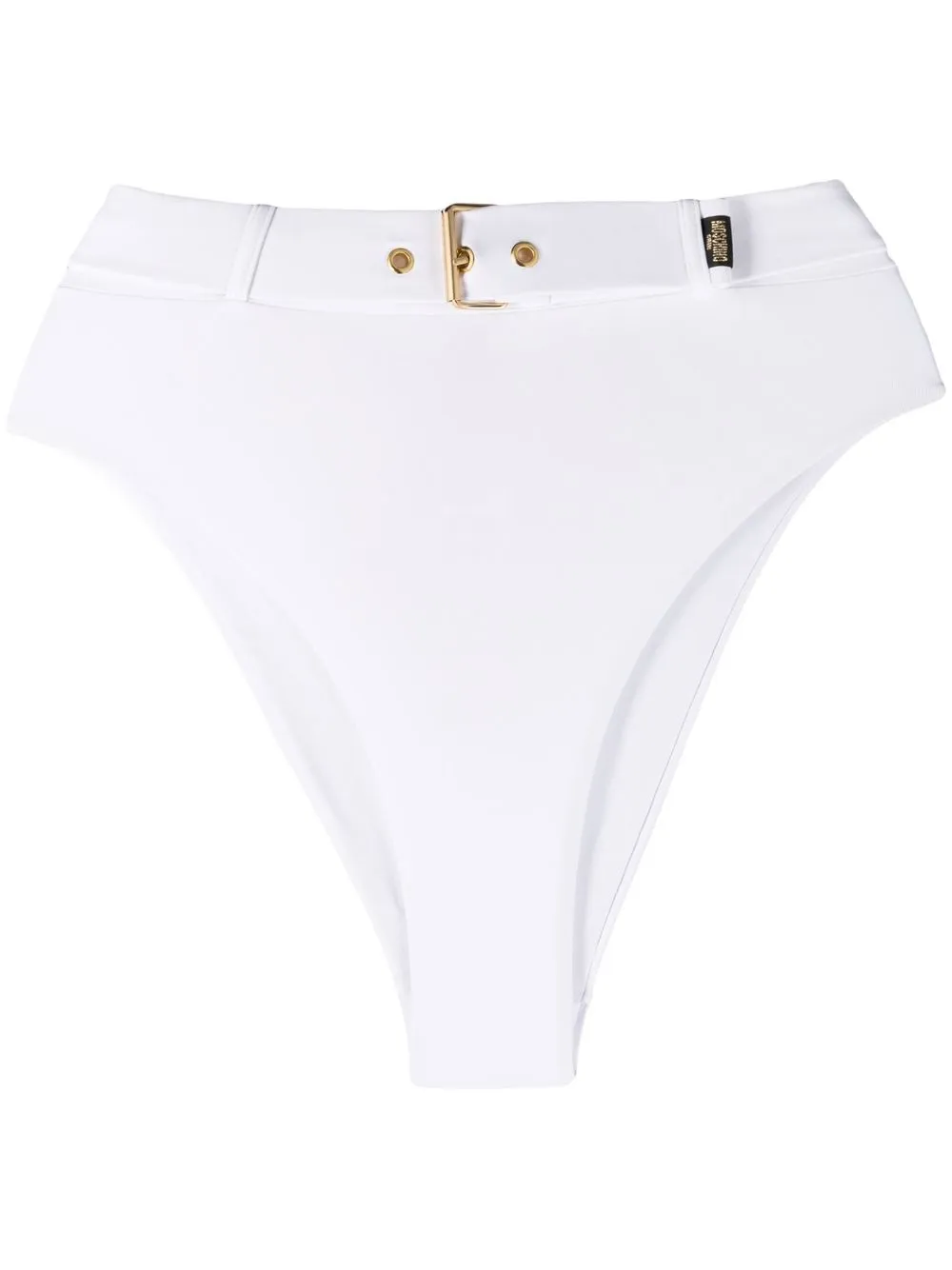 

Moschino buckle bikini bottoms - White