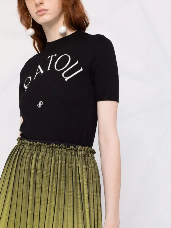 Patou インターシャロゴ ニットトップ 通販 - FARFETCH