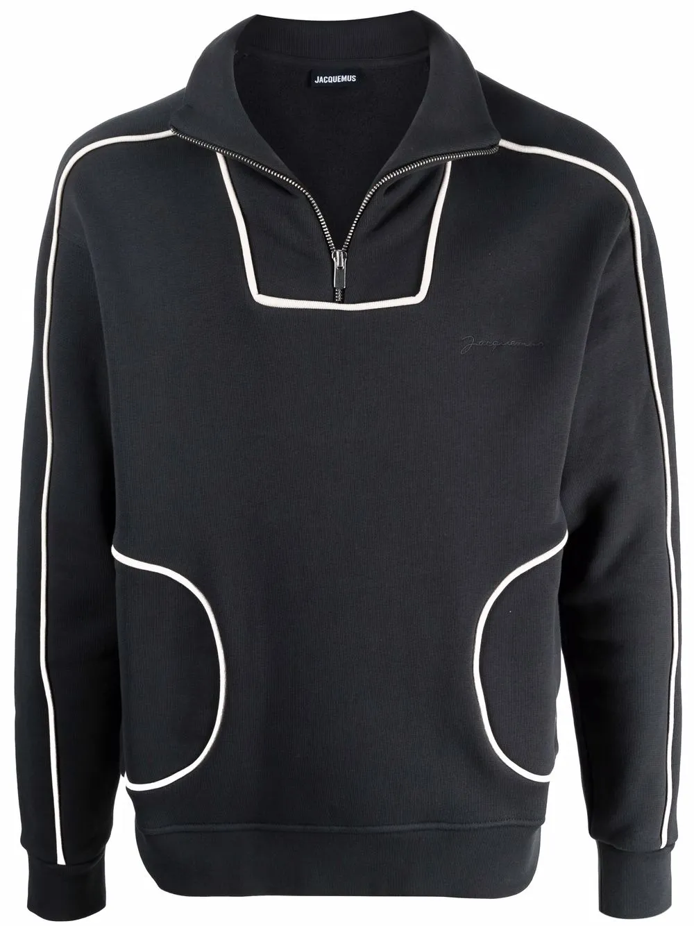 

Jacquemus sudadera con medio cierre - Azul