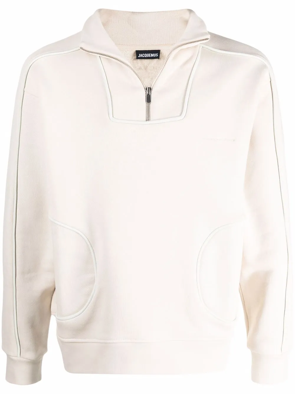 Jacquemus half-zip long-sleeve sweatshirt - FARFETCH